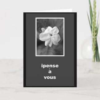 Carte La pensée française à vous cardent