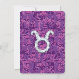 Carte La perle comme le zodiaque de Taureau se