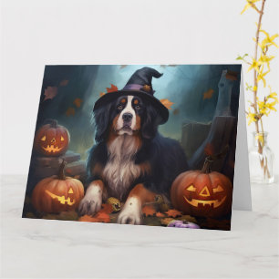 Carte La peur de l'Halloween Citrouille bernoise