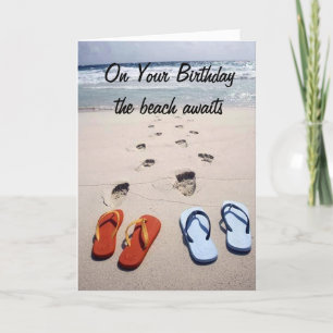 CARTE LA PLAGE ATTEND "VOTRE ANNIVERSAIRE"