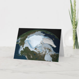Carte La Planète Terre Montre La Couverture De Glace De 