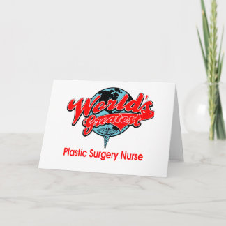 Carte La plus grande infirmière de chirurgie plastique d