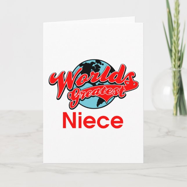 Carte La plus grande nièce du monde (Devant)