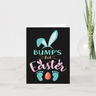 Carte La première annonce de grossesse de Pâques de Bump