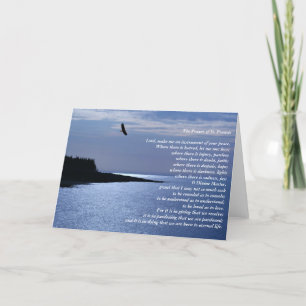 Carte La prière de St Francis