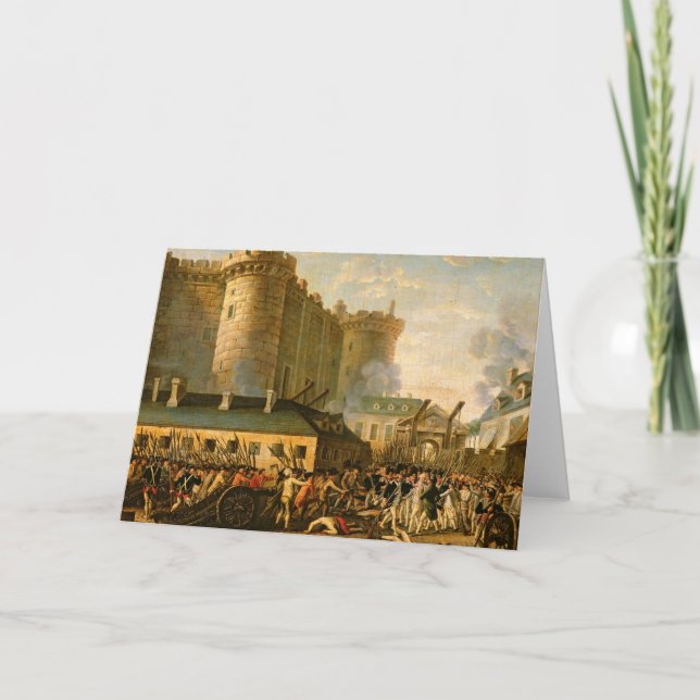 Carte La prise de la Bastille, 14 juillet 1789 (Devant)