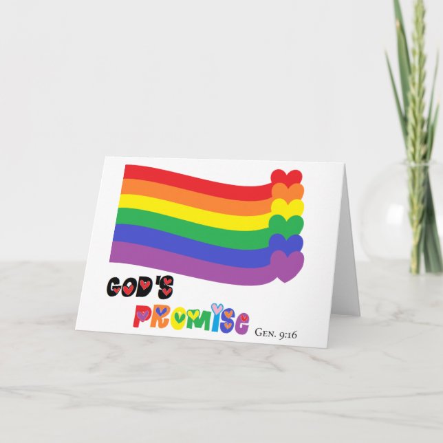 Carte La promesse de Dieu Arc-en-ciel (Devant)
