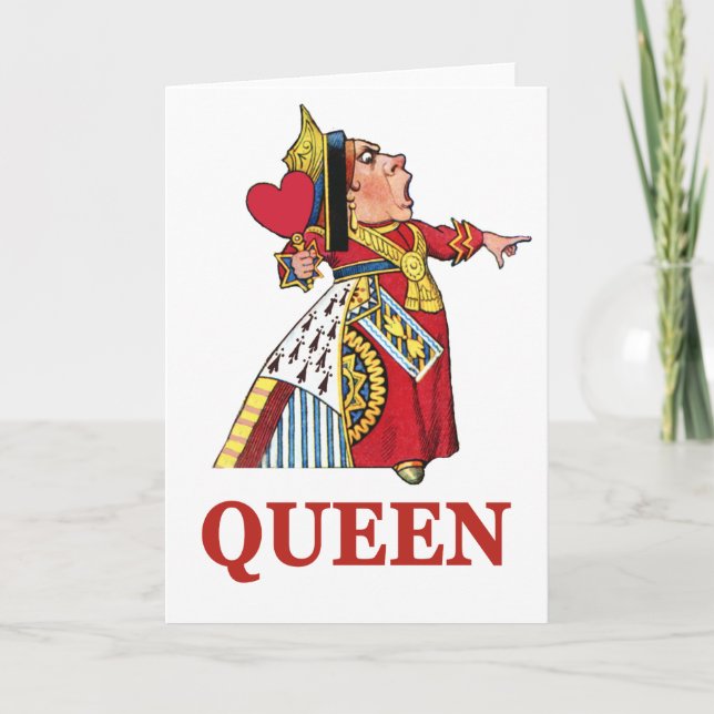 CARTE LA REINE DES COEURS (Devant)
