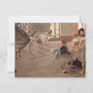 Carte La Répétition par Edgar Degas, Art de ballet vinta