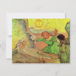 Carte La Résurrection de Lazare par Vincent van Gogh