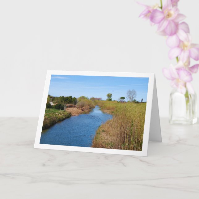 Carte La rivière Turia à Riba-roja de Túria, Espagne (Orchidée)