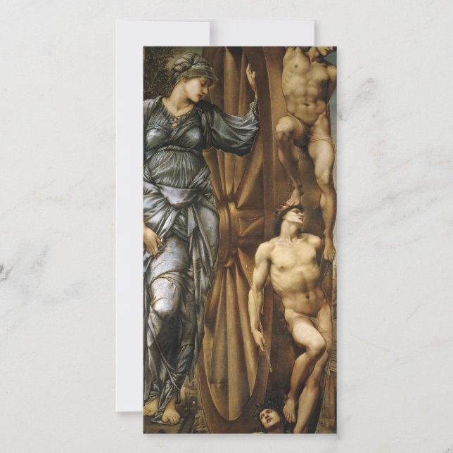 Carte La roue de la fortune (par Edward Burne-Jones) (Devant)