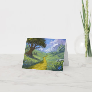 Carte La route de la brique jaune