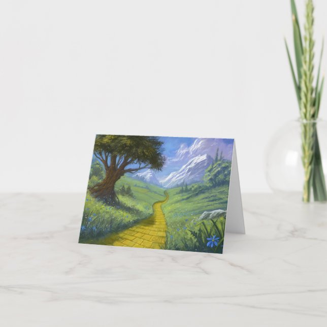 Carte La route de la brique jaune (Devant)