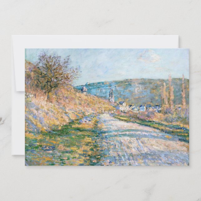 Carte La route de Vétheuil | Claude Monet (Devant)