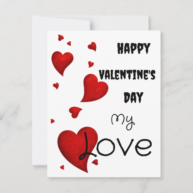Carte la Saint-Valentin  (Devant)