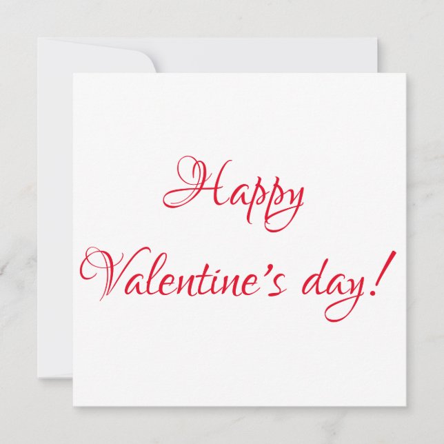 Carte la Saint-Valentin (Devant)