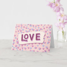 La Saint-Valentin Amour coeurs roses et bleus