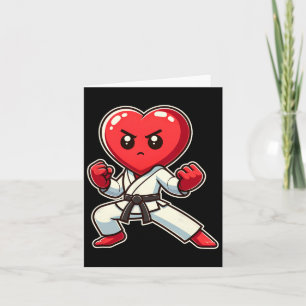 Carte La Saint-Valentin Cœur Karaté Taekwondo Mma Arts M