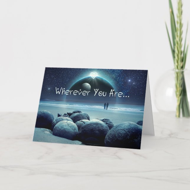 Carte La Saint-Valentin où que vous soyez (Devant)