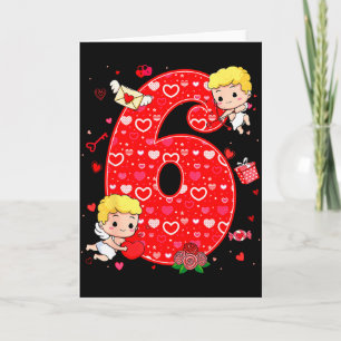 Carte La Saint-Valentin Six Sept Cœurs 6 7 Meme Gen Alph