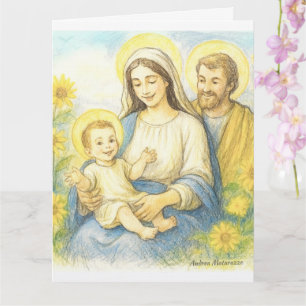 Carte La Sainte Famille - Nativité