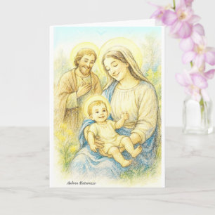 Carte La Sainte Famille - Nativité