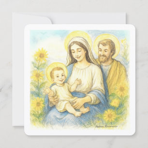 Carte La Sainte Famille - Nativité