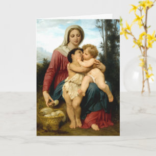 Carte La Sainte Famille, William Bouguereau