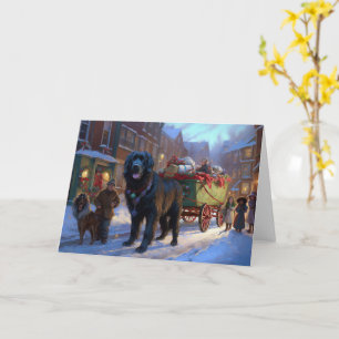 Carte La saison des fêtes de Noël de Terre-Neuve