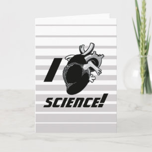 Carte La Science I (de coeur anatomique)
