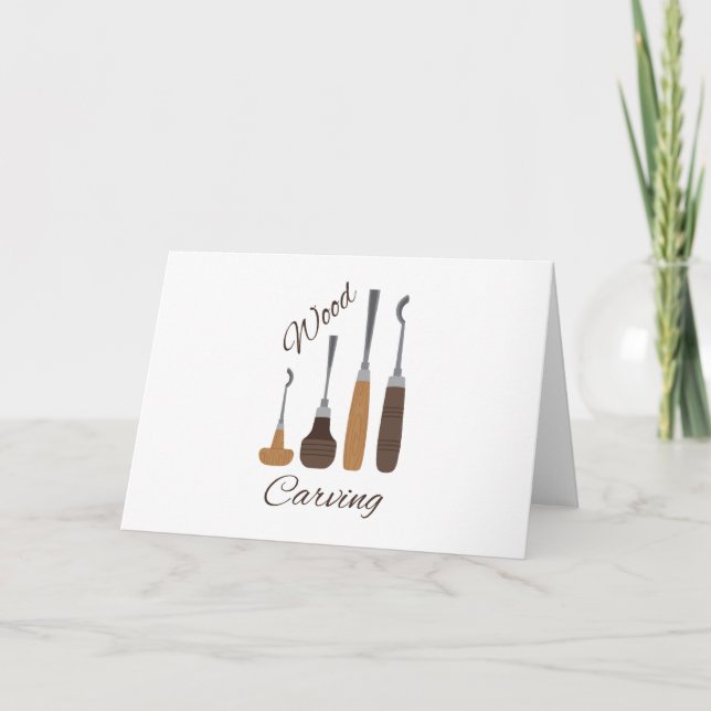 Carte La sculpture sur bois (Devant)