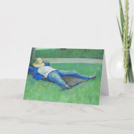 Carte La Siesta (par Gustave Caillebotte)