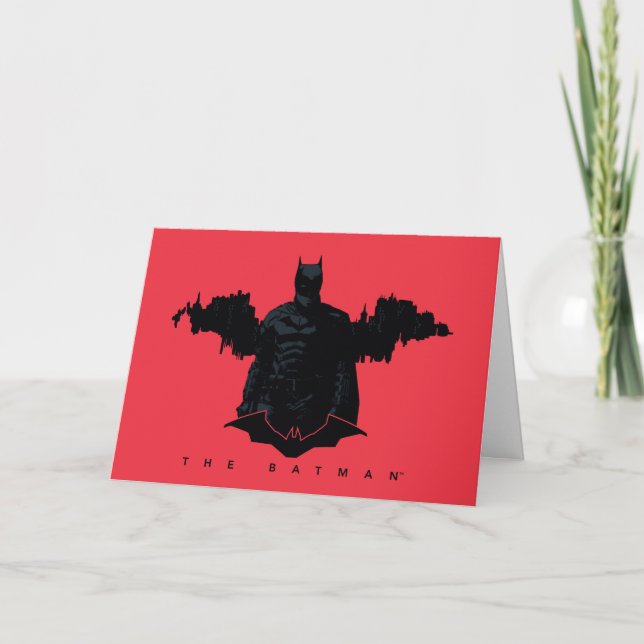 Carte La silhouette de Batman Gotham (Devant)