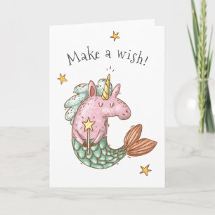 Carte La Sirène Unicorne, une femme de ménage de Whimsal