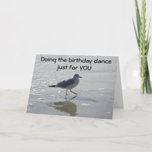 CARTE "LA SOEUR DE LA DANSE D'ANNIVERSAIRE" JUSTE POUR "