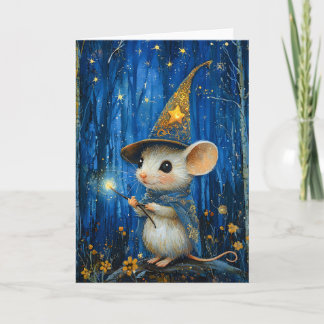 Carte La Souris Magique Enchantée Art Fantastique
