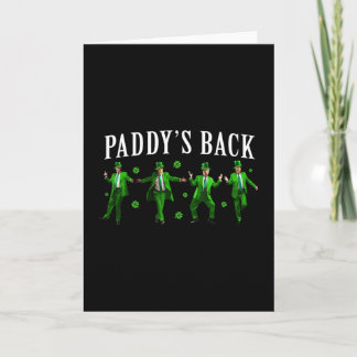 Carte La St-Patrick drôle de Paddy Trump Shamrock irland