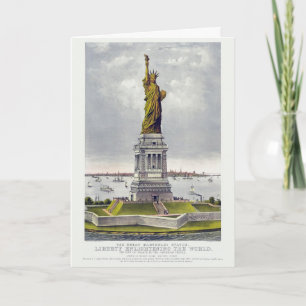 Carte La Statue de la Liberté, La Grande Statue de Barth
