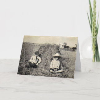 Carte La surprise de la grand-maman