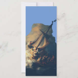 Carte La tempête sur la mer de Galilée