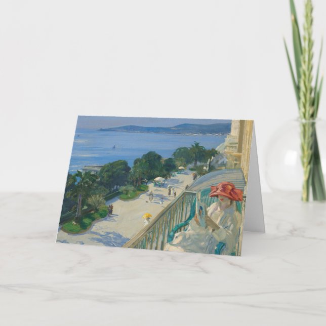 Carte La Terrasse, Casquette d’Ail | Sir John Lavery (Devant)