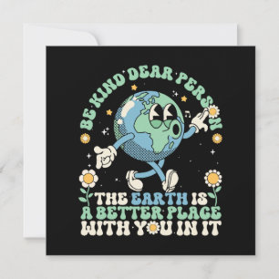 Carte La Terre est un endroit meilleur avec vous dedans