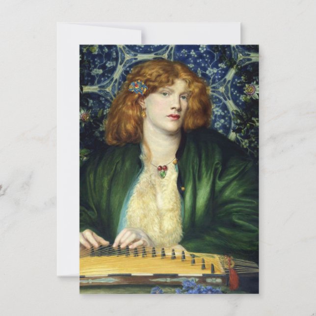 Carte La tour bleue (par Dante Gabriel Rossetti) (Devant)