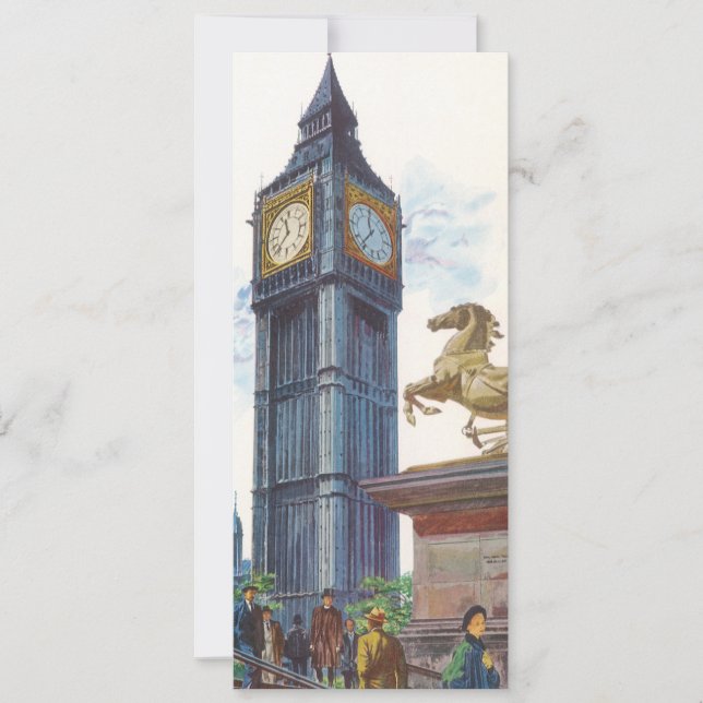 Carte La Tour de l'Horloge Big Ben au Palais de Westmins (Devant)