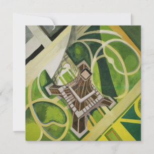 Carte La Tour Eiffel (par Robert Delaunay)