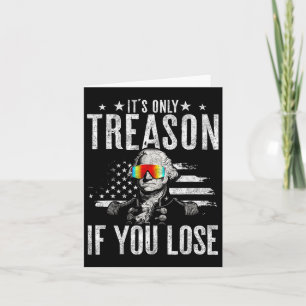 Carte La trahison si vous perdez George Washington 4t