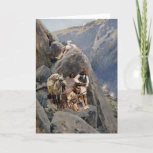 Carte La tribu Apache combat les guerres amérindiennes