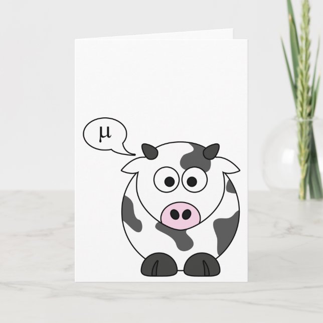 Carte La Vache Says ♥ (Devant)