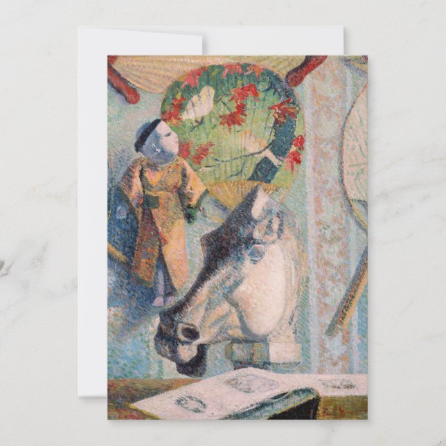 Carte La vie avec la tête du cheval | Paul Gauguin (Devant)